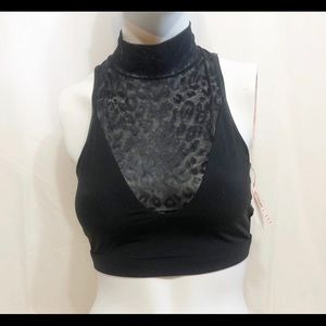 Victoria Secret Performance Crop, High Neck Top